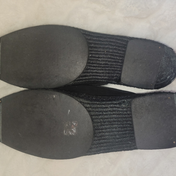 FENDI Black Karlito Fur trimmed Suede Espadrilles - Picture 3 of 3